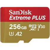 SanDisk MicroSDXC Extreme+ 256 Gt muistikortti A2 C10 v30