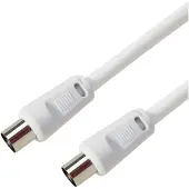 Deltaco antennikaapeli IEC-uros/IEC-naaras 1m