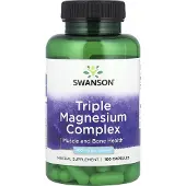 Swanson Health Kolminkertainen magnesiumkompleksi 400 mg - 100 Kapselia