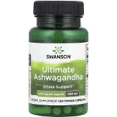 Swanson Health Ashwagandha Ultimate KSM-66, 250 mg - 60 kapselia
