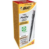 BIC Marking Fine Pocket Ecolutions pysyväkynät, punainen, 12 kpl.