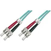 Digitus FO PATCH CORD, DUPLEX, ST TO ST MM OM3 50/125 µ, 2M (DK-2511-02/3)