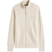 Tommy Hilfiger Essential Cotton Zip Thru - Cream - XXL