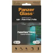 PanzerGlass Max iPhone 14 Plus/13 Pro antibakteerinen Privacy näytön suojalasi