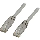 Deltaco – U/UTP Cat6 laitekaapeli, 1,5m, harmaa (TP-611)
