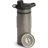 Grayl geopress purifier titanium bottle with lid