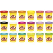 Play-Doh Mielikuvitus muovailuvahasetti, 18 purkkia
