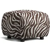 Decotique Le Petite Rahi Zebra / Valkoinen - Jalkajakkarat Chenillekangas Ruskea - 11103207
