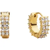Mockberg Midnight Gold Hoops Small korvakorut MO587