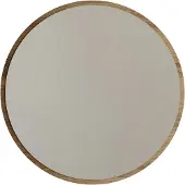Mioli Decor Peilit Decortie Mirror - Dekoratif Yuvarlak Ayna Ceviz A707