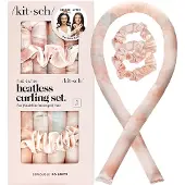 Kitsch Satin Heatless Curling Set Sunset Tie Dye