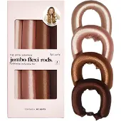 Kitsch Satin Jumbo Flexi Rods Rosewood