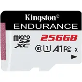 Kingston High Endurance 256 Gt MicroSDXC UHS-I U1 V10 A1 -muistikortti