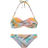 Sunseeker Bikini vaaleansininen / syreeni / oranssi