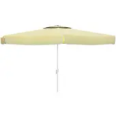 Marbueno Summer Alumiini Pyöreä Aurinkovarjo Jossa On Tangon Korkeus 270 Cm 35 Mm 240 Cm