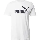 Puma Toiminnallinen paita 'Essentials No. 1' musta / valkoinen