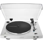 Audio-Technica AT-LP3XBTWH, Hihnakäyttöinen levysoitin, Täysin automaattinen, Valkoinen, Alumiini, 33 1/3,45 RPM, DC-moottori