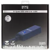 Deltaco Prime USB2-EX10M 10m aktiivinen USB 2.0 jatkokaapeli