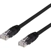 Deltaco – U/UTP Cat6 laitekaapeli, LSZH, 3m, musta (TP-63S)