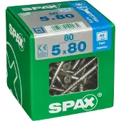 Spax TX 5x80 RST uppokanta 80kpl yleisruuvi