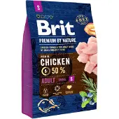 Brit by Nature Adult S pienille aikuisille koirille 3 kg