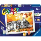 Ravensburger CreArt Maalaussarja - Autumn Kitties - - OneSize - Askartelusetit