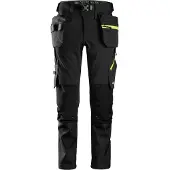 Snickers 6940 FlexiWork Stretch softshellhousut riipputaskuilla