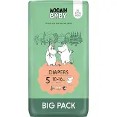 Muumi Moomin Baby koko 5, 10-16 kg 60 kpl teippivaippa