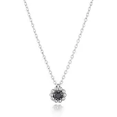 Lumoava Daisy musta kaulakoru L56248160000