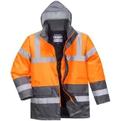 Portwest S467 Hi-Vis kaksisävy Traffic talvityötakki