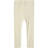 Lil´ Atelier Leggingsit 'NMFGago Lil' vaaleabeige / vihreä / pastellinpinkki