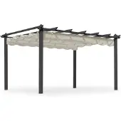 Hillerstorp Skanör Paviljonki 300x400 cm Musta/sand