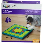 Nina ottosson - Dog MultiPuzzle, Level 4 (Expert) Green 37,7 x 37,7 x 4,7 cm - Koirat - Koiran lelut ja pelit - Aktivointilelut