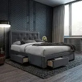 Home4You Glossy 160x200cm sänky + Harmony Top Pocket patja