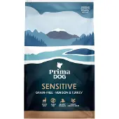 PrimaDog Peura-Kalkkuna viljaton 3 kg kuivaruoka aikuisille koirille