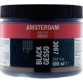 Amsterdam musta gesso 500ml pohjustusaine
