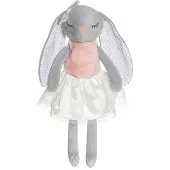 Teddykompaniet Ballerinas, Rabbit Kelly - Grey - H:40CM
