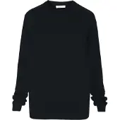 Knowledge cotton apparel Merino Crew Neck Sweater - Navy - S