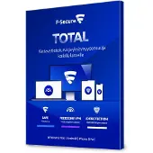 F-SECURE Total tietoturvaohjelmisto – 3 laitetta / 12 kk