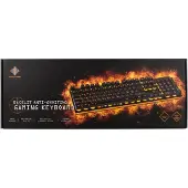 Deltaco DK210 ‑pelinäppäimistö, LED, USB, Nordic