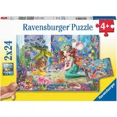 Ravensburger Mermaid Tea Party 2X24P - Multi/patterned - ONE SIZE