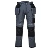 Portwest T602 Zoom harmaa/musta Short riipputaskutyöhousut