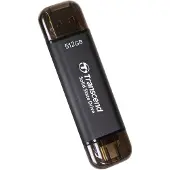 Transcend ESD310C SSD muistitikku USB-A ja USB-C 512GB