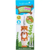 Brush-Baby WildOnes WildOne sähköhammasharja + 2 vaihtopäätä lapsille Tiger 1 kpl