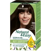 Schwarzkopf Natural & Easy Hair Color 580 Sammet Mörkbrun