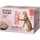 Premium Primacat 24x85g Classic kastikkeessa Sterilised kissan märkäruoka