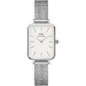 Daniel Wellington Quadro 20X26 Pressed Sterling S White - Silver - 20X26MM