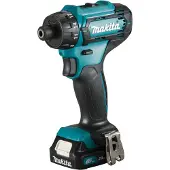 Makita Pora/ruuvinväännin DF033DWAE; 12 V; 2x2,0 Ah akku