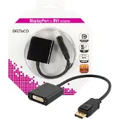 Deltaco DP-DVI14-K DisplayPort - DVI-D Single Link sovitin