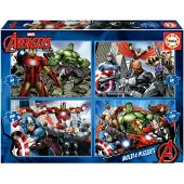 Educa 50-80-100-150 Avengers - Multi/patterned - ONE SIZE